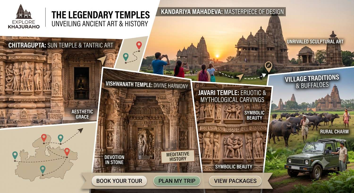 Khajuraho temples, Madhya Pradesh