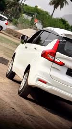 Maruti Ertiga rear three-quarter view